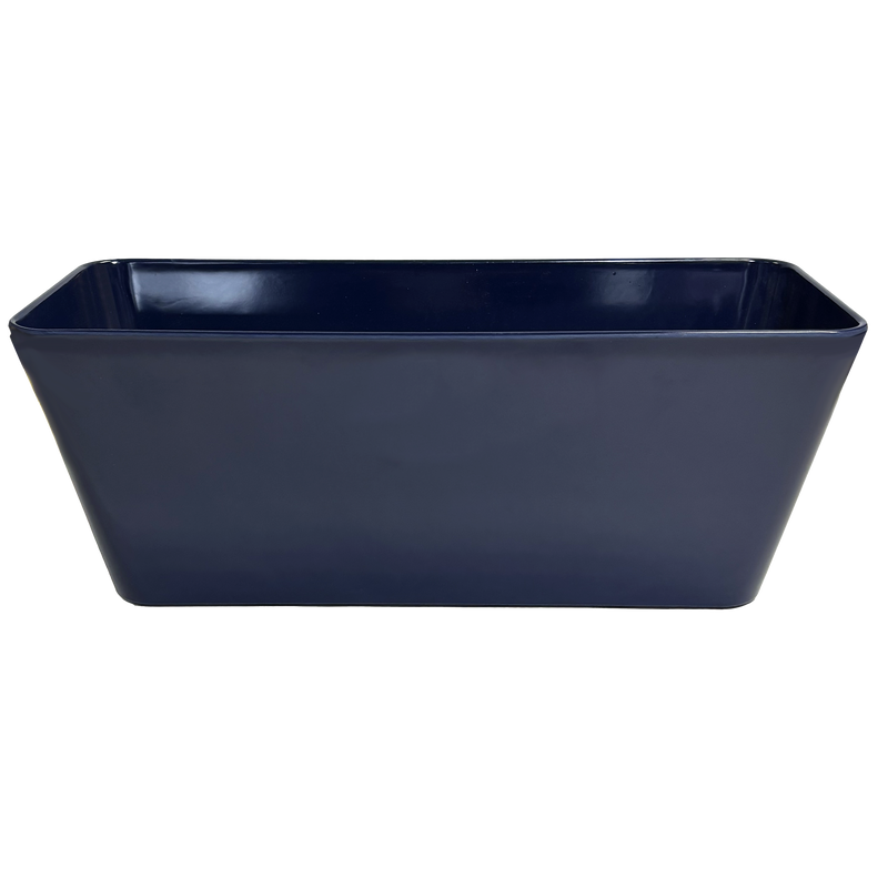 16" Indigo Rectangular Self-Watering Bamboo Planter