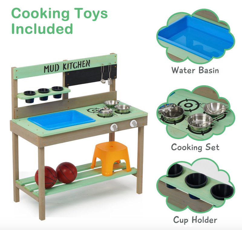 Childrens Mud Kitchen Bench