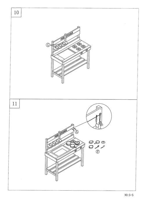 Childrens Mud Kitchen Bench