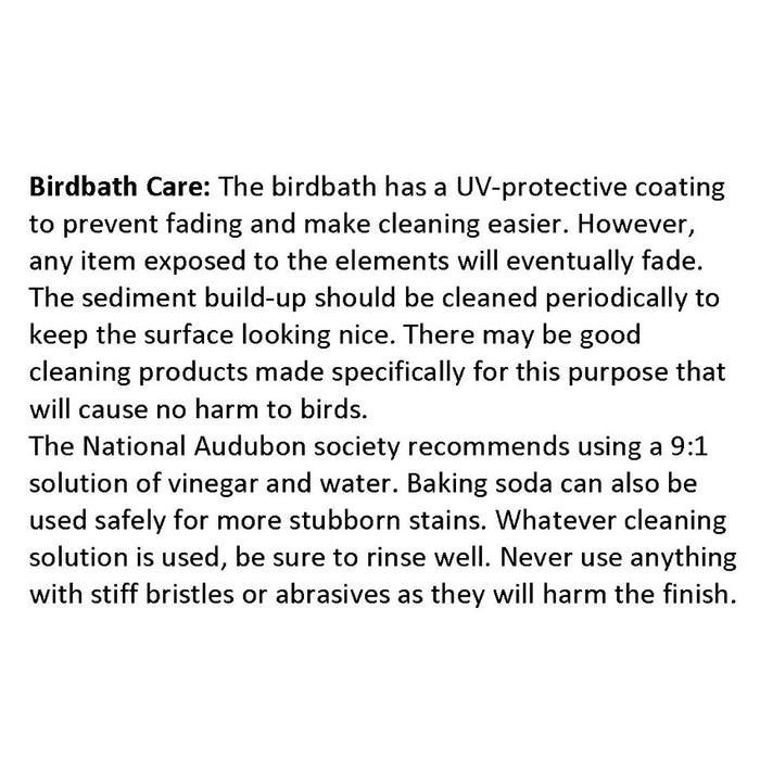 28" Gray Fiber Clay Birdbath on Black Metal Base