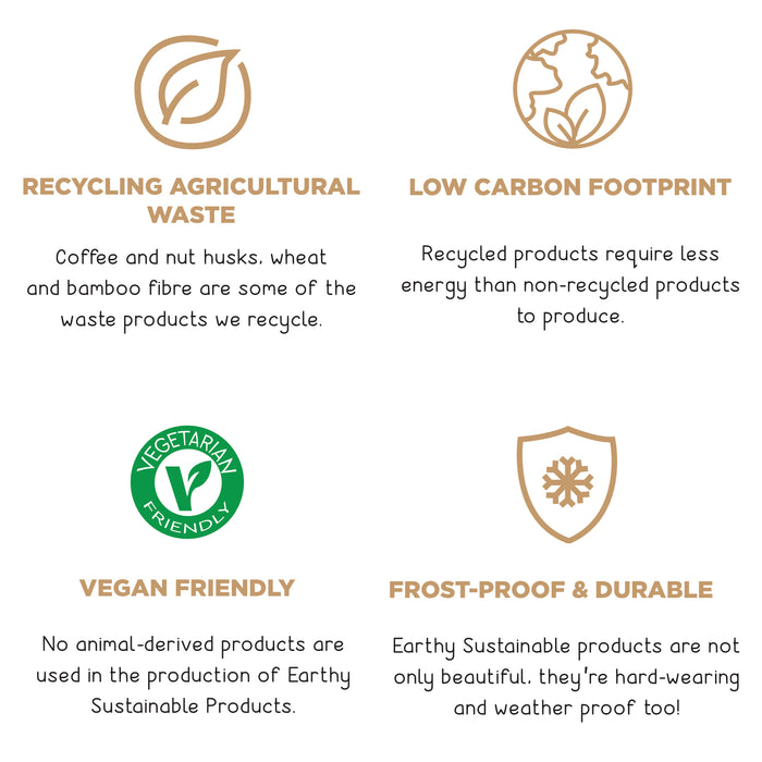 Deluxe Round Bird Feeder - Straw