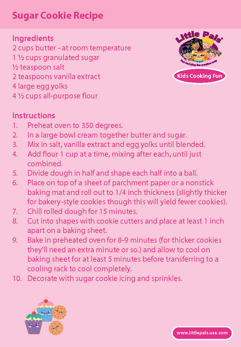 Little Pals Pink Baking Set