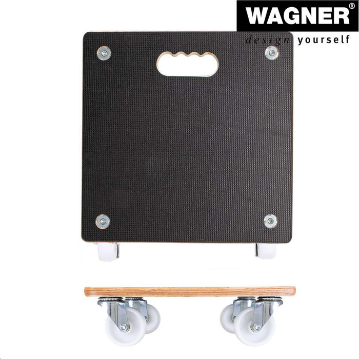 15" Black Square MaxiGrip Plant Caddy