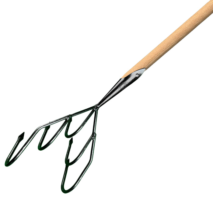 DeWit Cultivator - Flat 5-Tine Long Handle