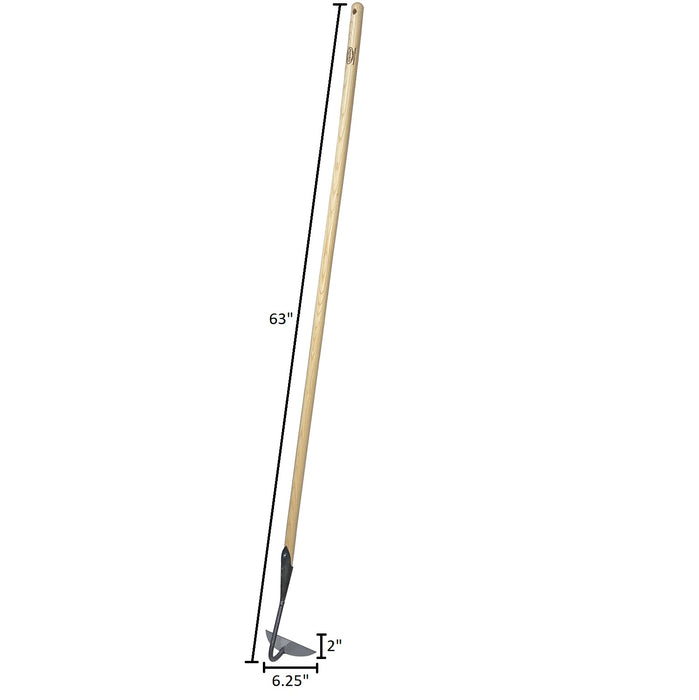DeWit Hoe - Half Moon Pull 62" Handle
