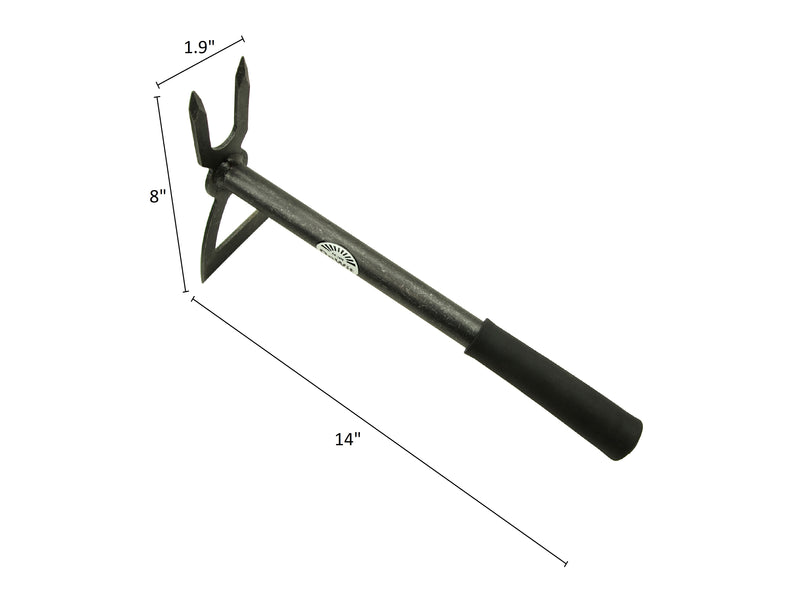 DeWit Comby Hoe - 2 Tine Cultivator /  Wide Edge Chopping