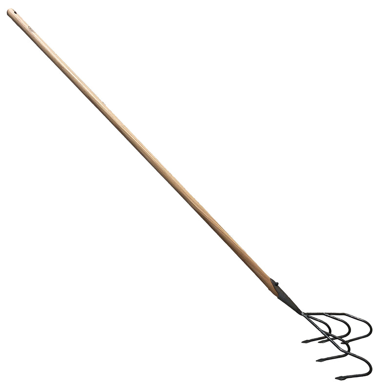 DeWit Cultivator - Flat 5-Tine Long Handle