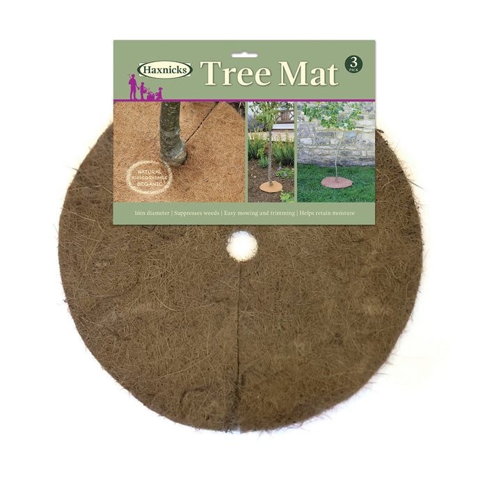 16" Round Coco Tree Mat 3pk