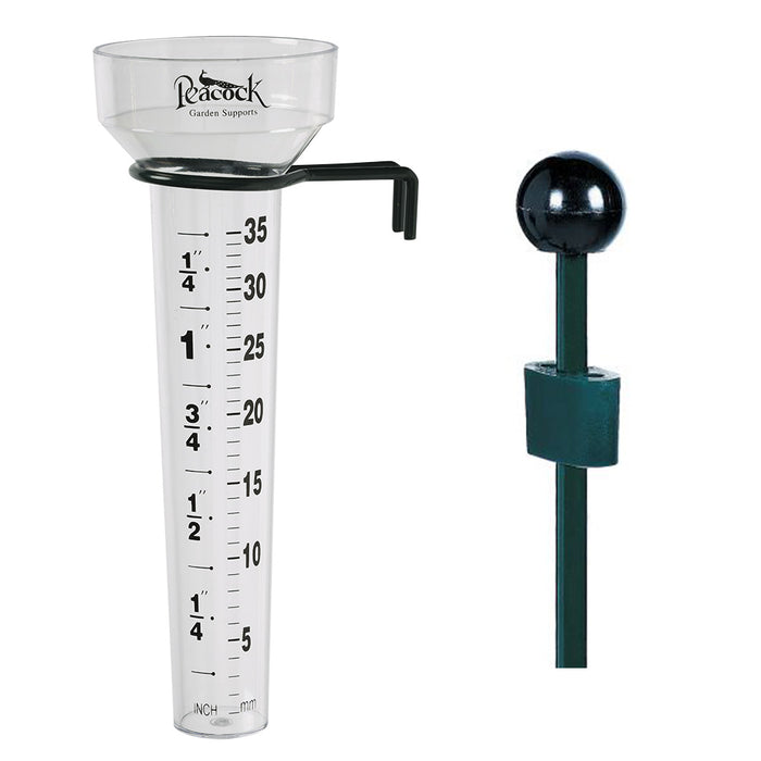 Rain Gauge With 30" Stake