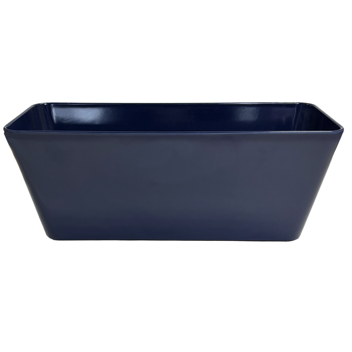 16" Indigo Rectangular Self-Watering Bamboo Planter