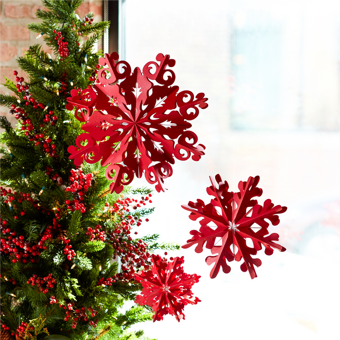 Paper Snowflake Ornament (Set of 6)