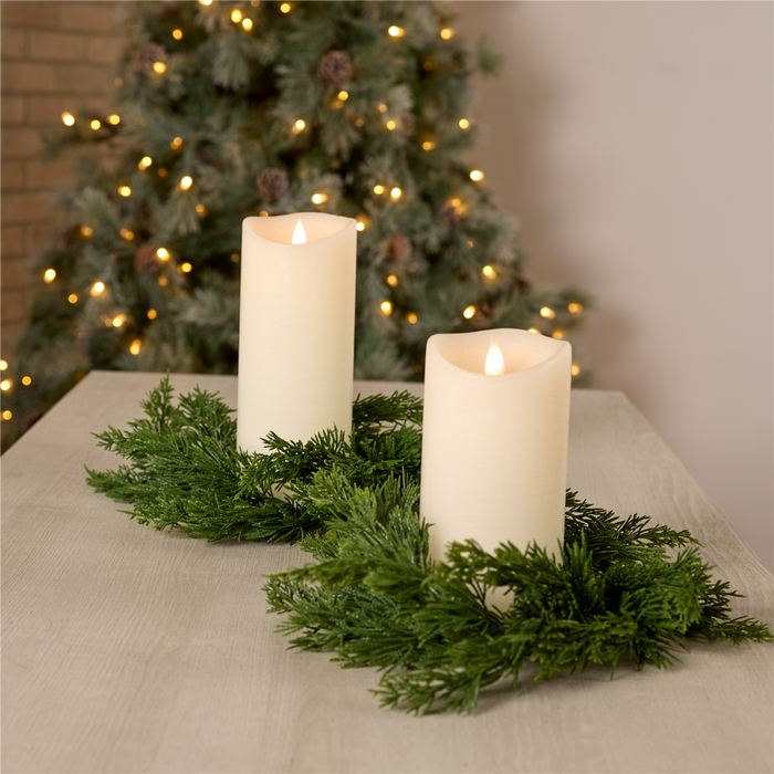 Pine Candle Ring (Set of 2)