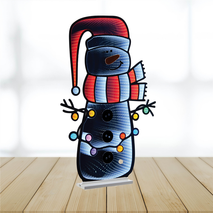Holiday Snowman Ekkolight 35"H