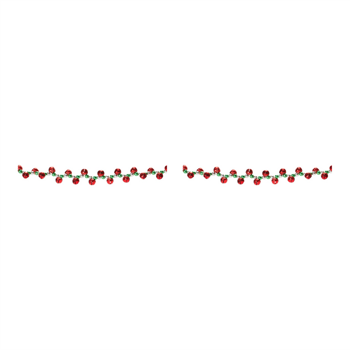 Sleigh Bell String Garland (Set of 2)