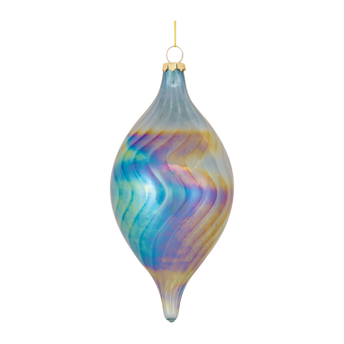 Ornament (Set of 6) 4.75"H, 4.75"H, 7"H Glass