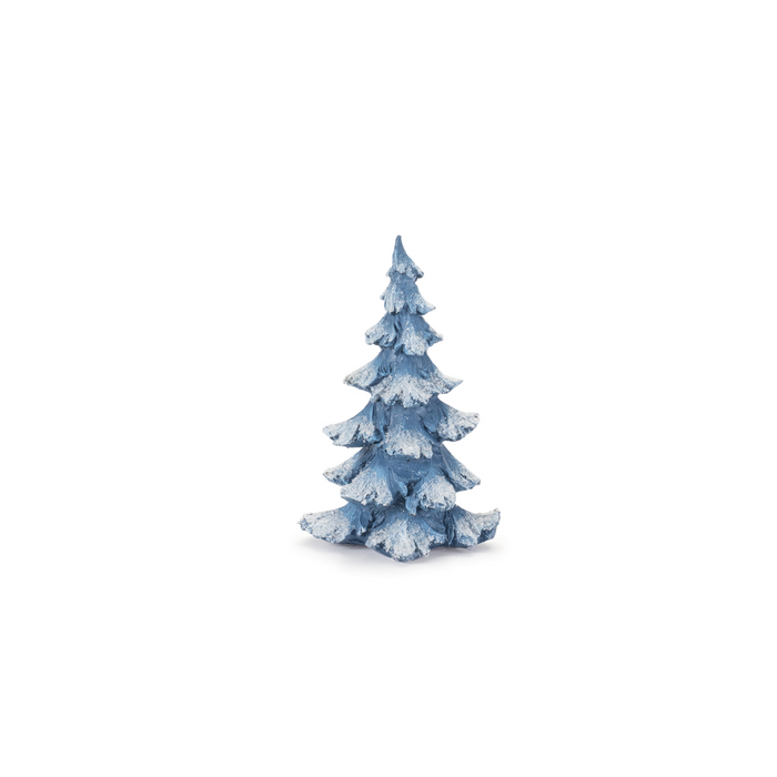 Flocked Pine Tree (Set of 4)