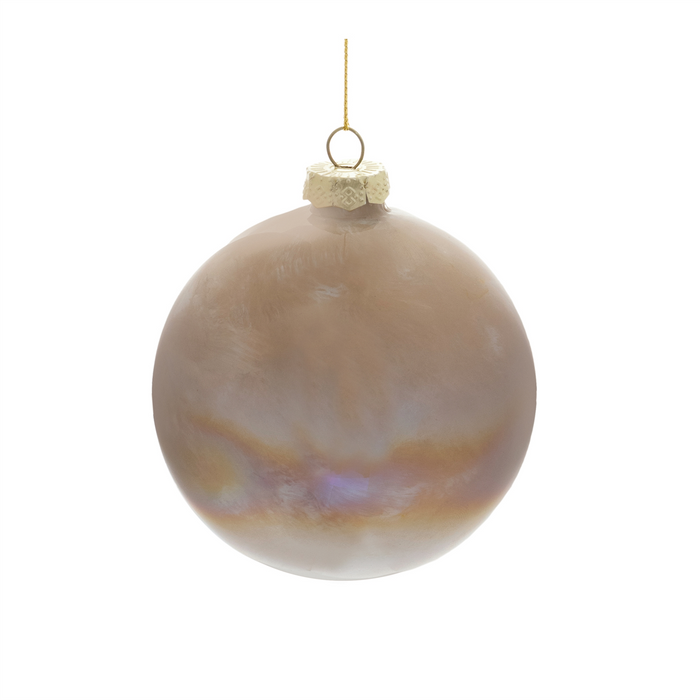 Iridescent Glass Ball Ornament (Set of 4)