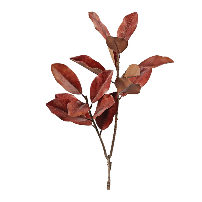 Fall Magnolia Leaf Spray (Set of 6)