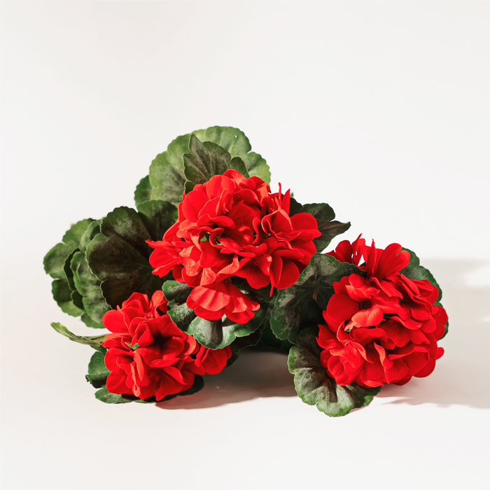 Geranium Bush (Set of 2) 20.25”H Polyester