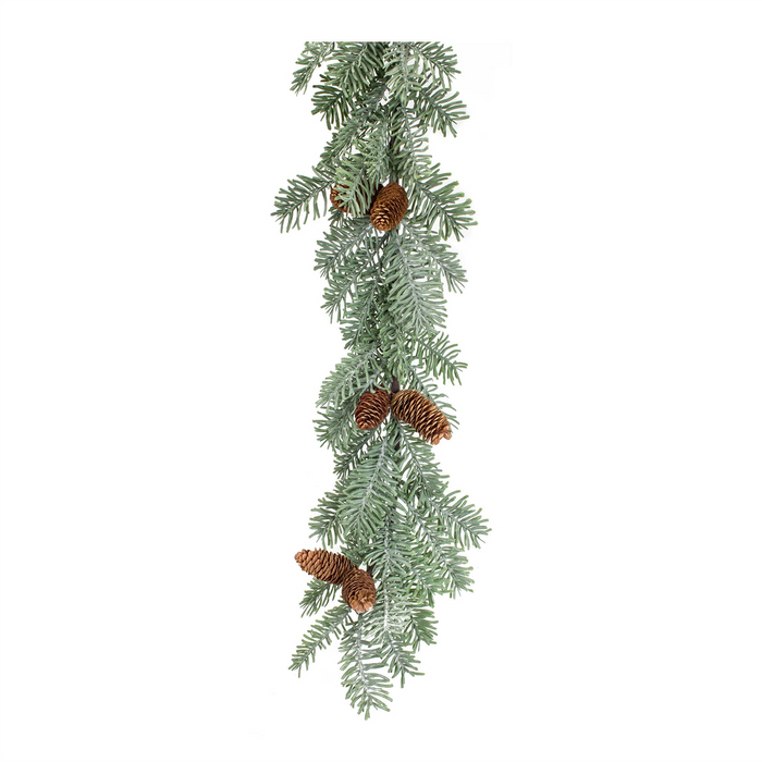 Winter Pine Garland with Pinecone Accents (Set of 2)