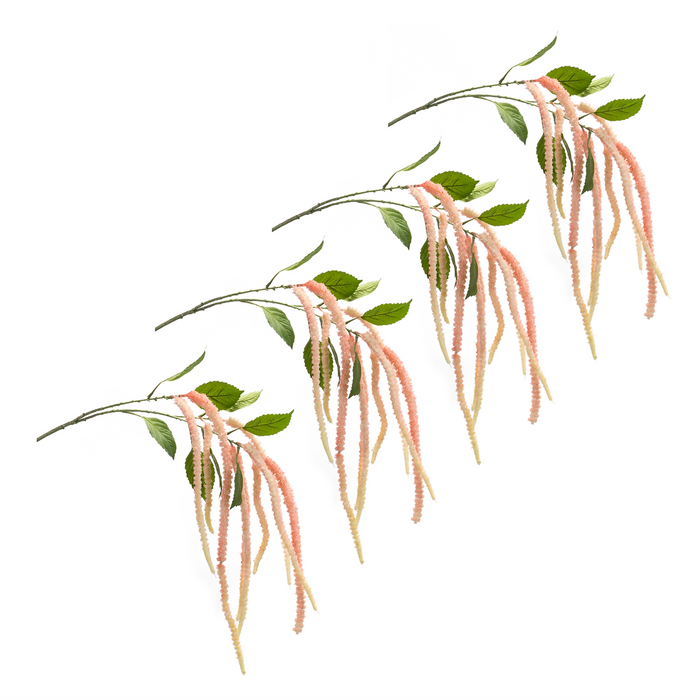 Amaranthus Stem (Set of 4) 53.25”H Plastic/Polyester