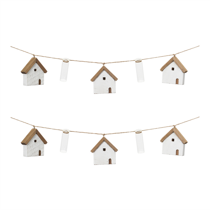 House and Tube Vase String Garland (Set of 2)