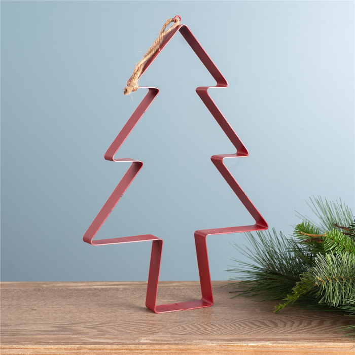 Pine Tree Cookie Cutter Ornament (Set of 4)