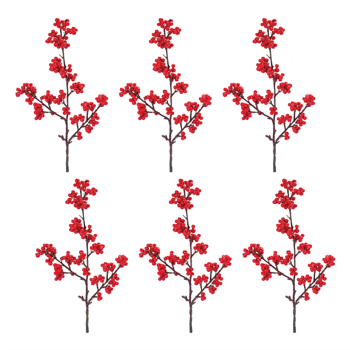 Berry Spray (Set of 6) 23”H Foam/Plastic
