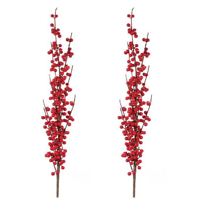 Ilex Berry Stem (Set of 2)