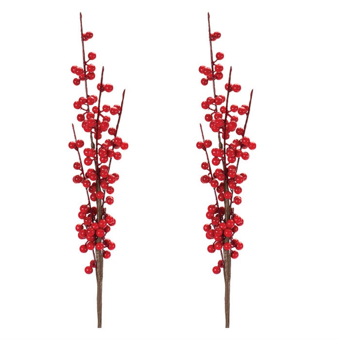 Ilex Berry Stem (Set of 6) 27”H Foam