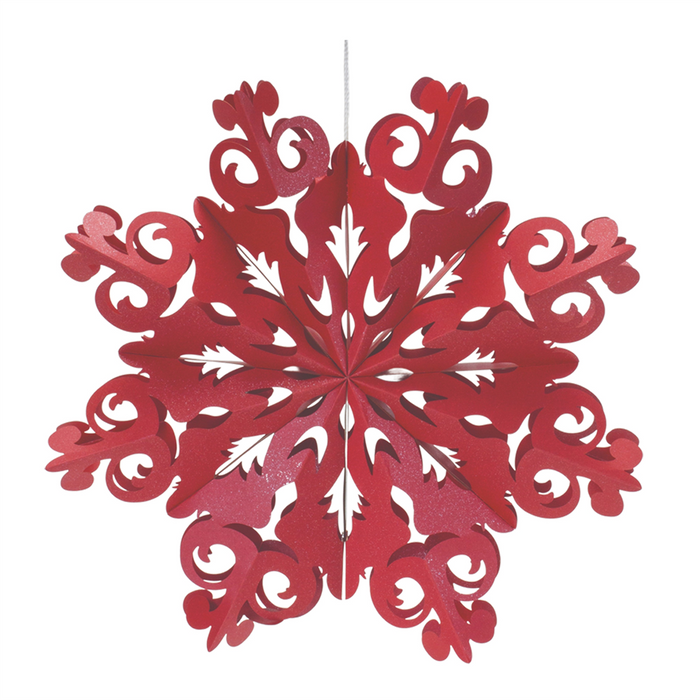 Paper Snowflake Ornament (Set of 6)