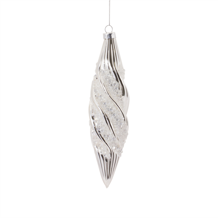 Drop Ornament (Set of 6) 7.25"H, 8"H Glass