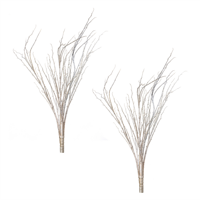 Snowy Flocked Branch (Set of 2)