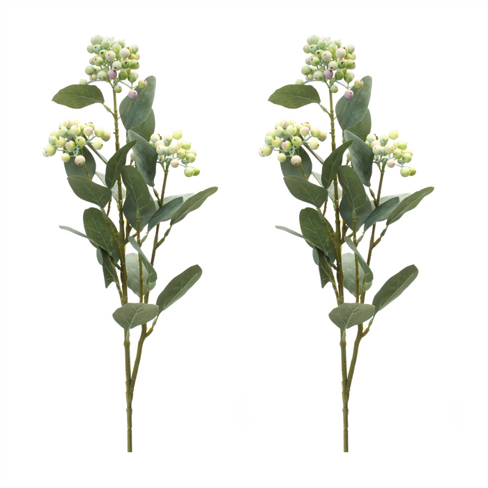 Berry Spray (Set of 2) 26”H Polyester