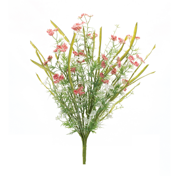Yarrow Bush (Set of 2) 21”H Plastic