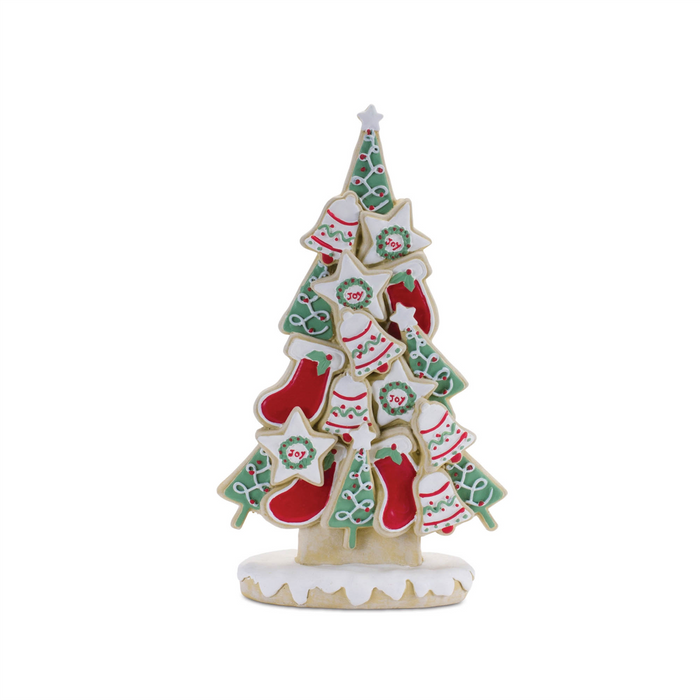 Frosted Christmas Cookie Pine Tree (Set of 2)