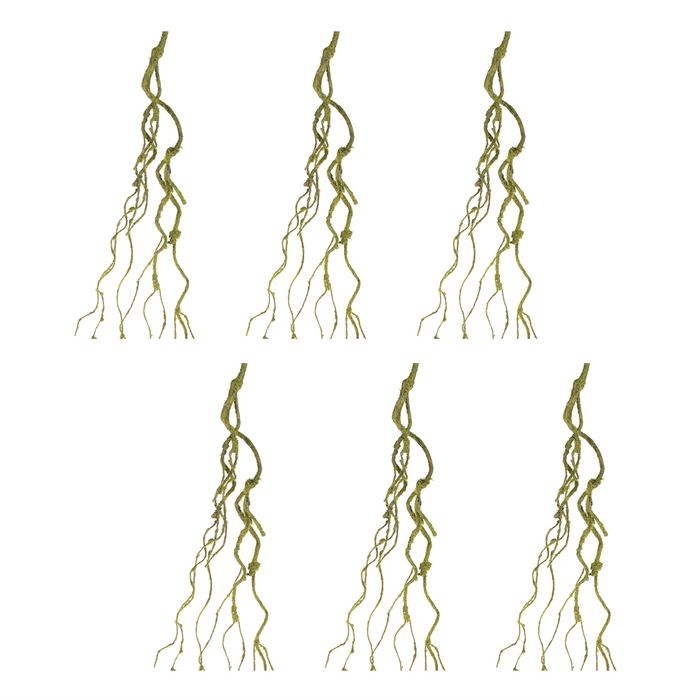 Mossy Vine (Set of 6) 44”H Wire/Paper