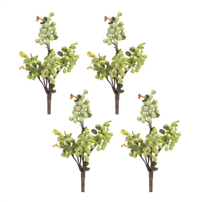 Berry Spray (Set of 4) 17”H Styrofoam/Polyester/Plastic