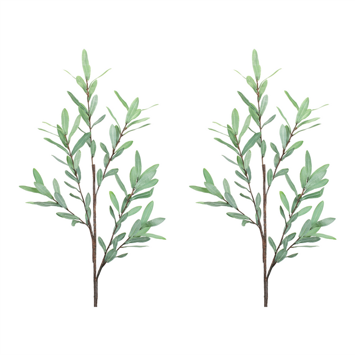 Olive Leaf Branch (Set of 2) 39”H Polyester