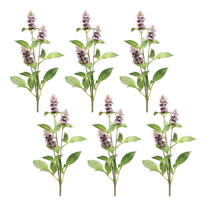 Buddleia Stem (Set of 6) 29”H Polyester