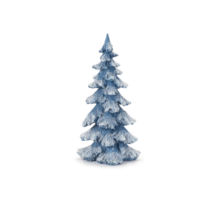Flocked Pine Tree (Set of 4)