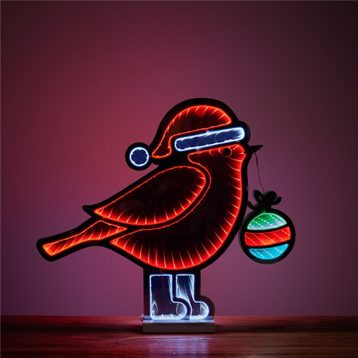 Holiday Cardinal Bird Ekkolight 15.75"H