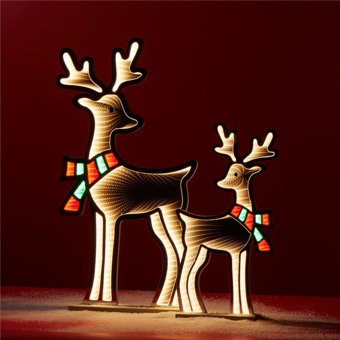 Deer with Scarf Ekkolight 33"H