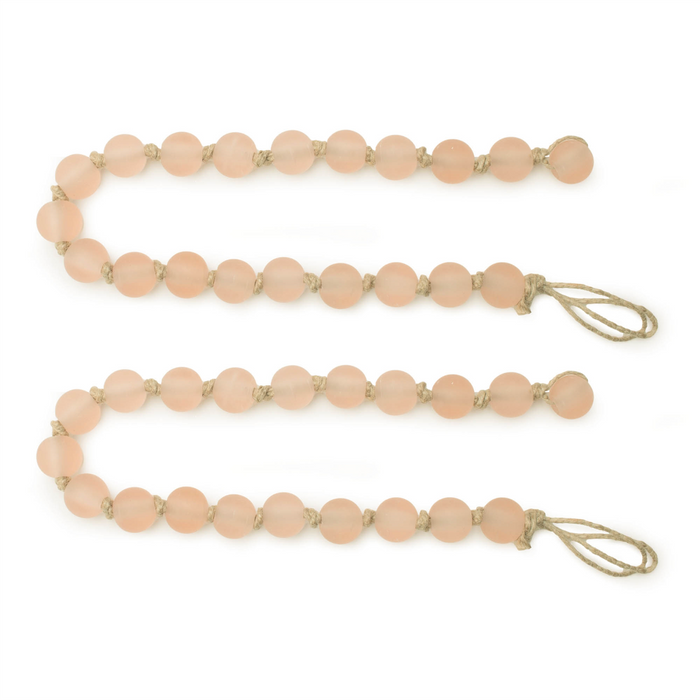 Frosted Glass Bead Garland (Set of 2)