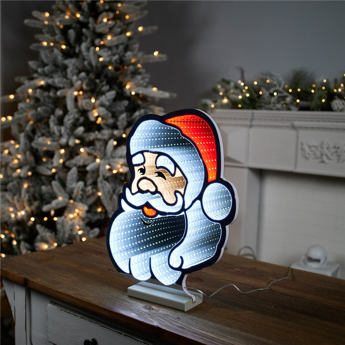 Santa Head Ekkolight 16"H