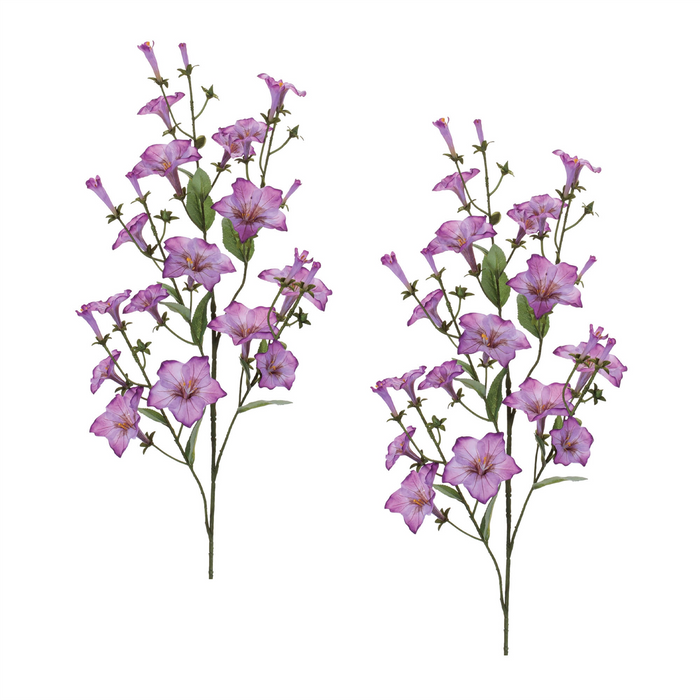 Morning Glory Vine (Set of 2) 34.5”H Polyester