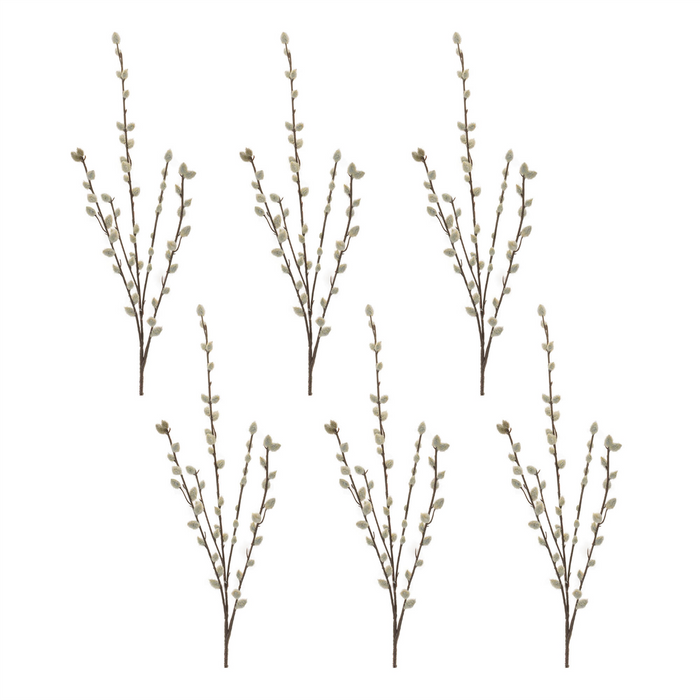 Pussy Willow Stem (Set of 6) 30.5”H Plastic