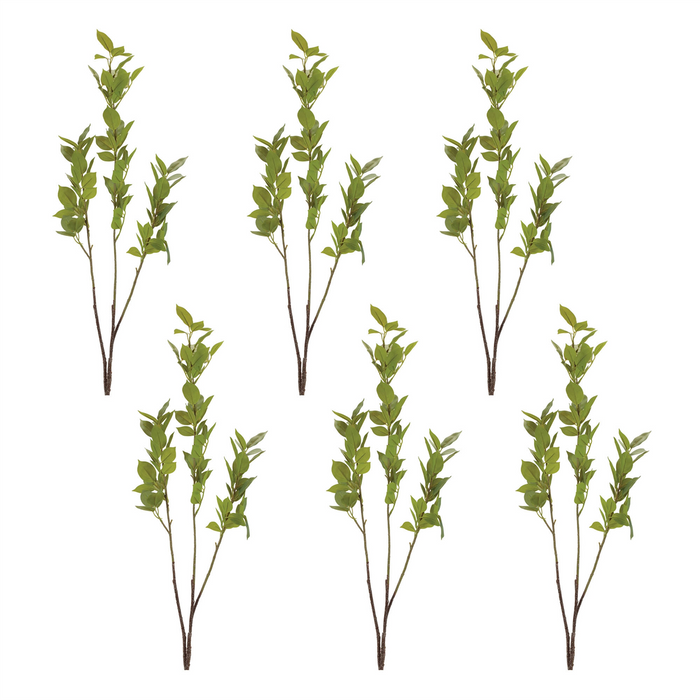 Leaf Branch (Set of 6) 43”H Fabric
