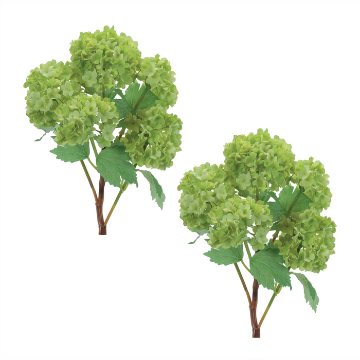 Hydrangea Spray (Set of 2) 11.5”H Polyester