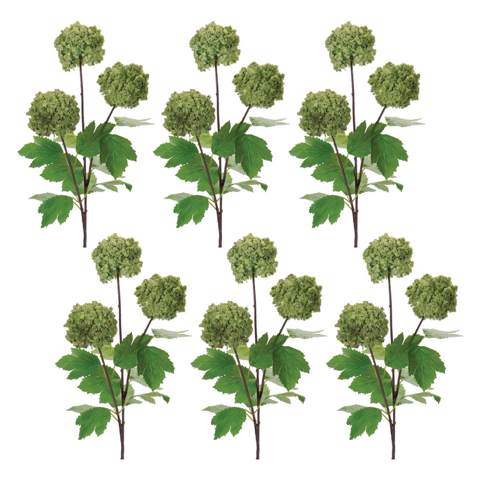 Snowball Branch (Set of 6) 29.5”H Polyester